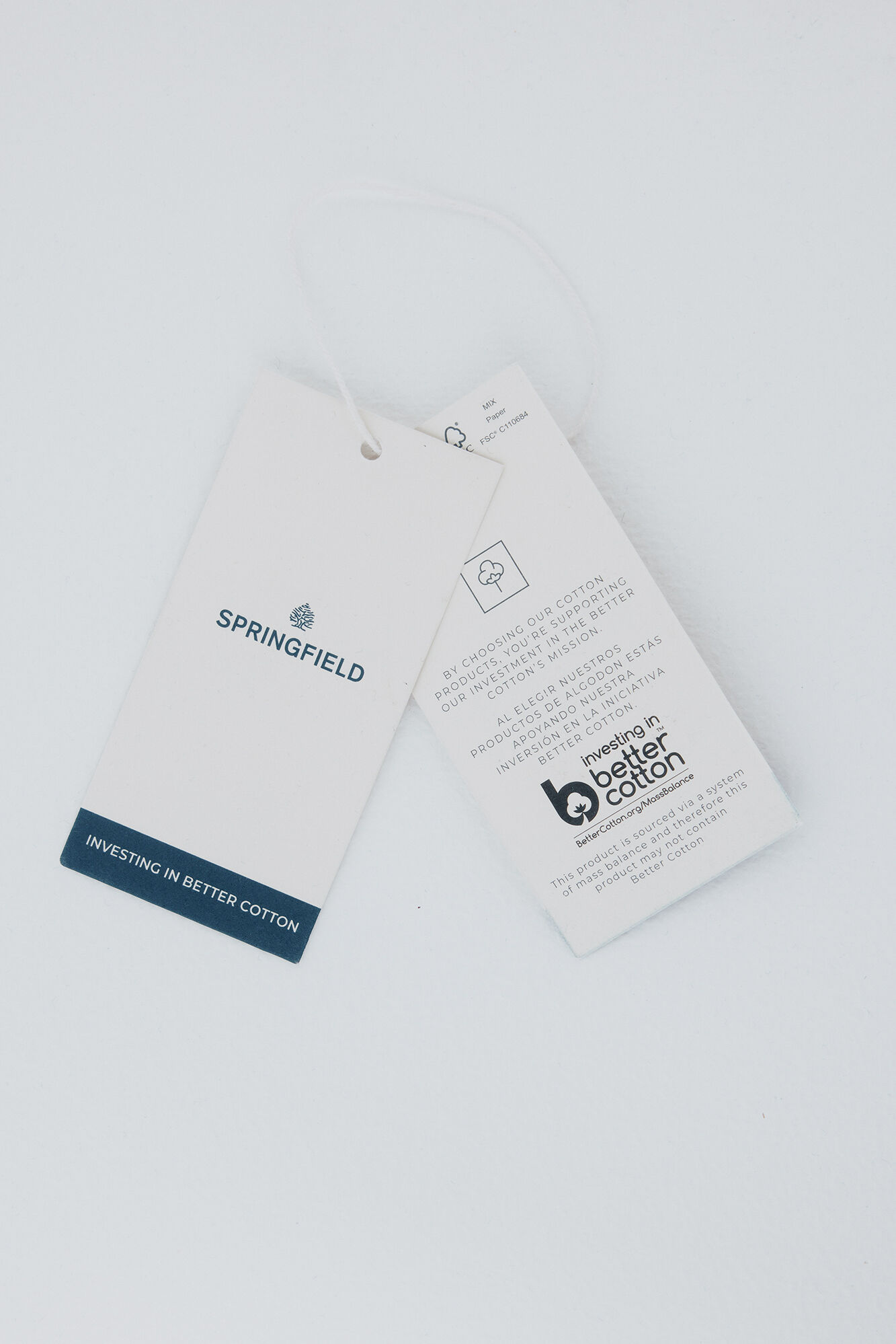 Springfield Pantal&oacute;n slim fit lavado azul