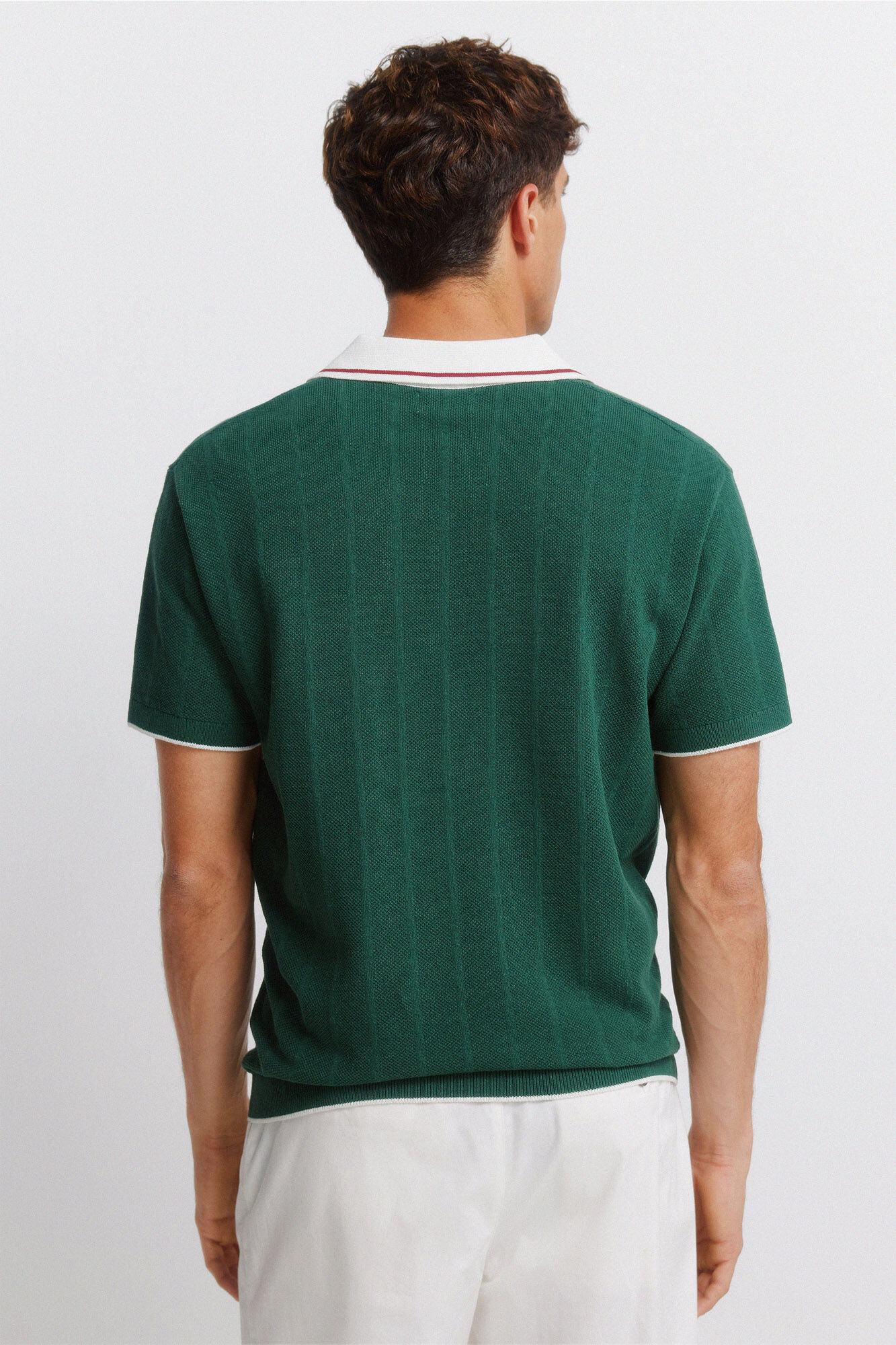 Springfield Polo deportivo con contraste verde