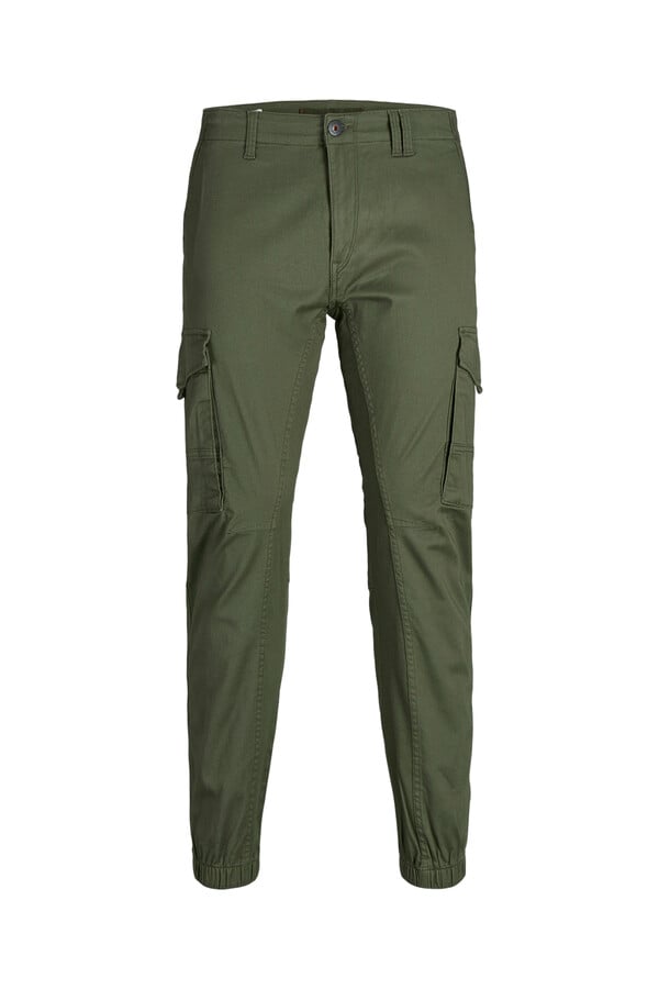 Jack & Jones Pantalón slim fit cargo verde