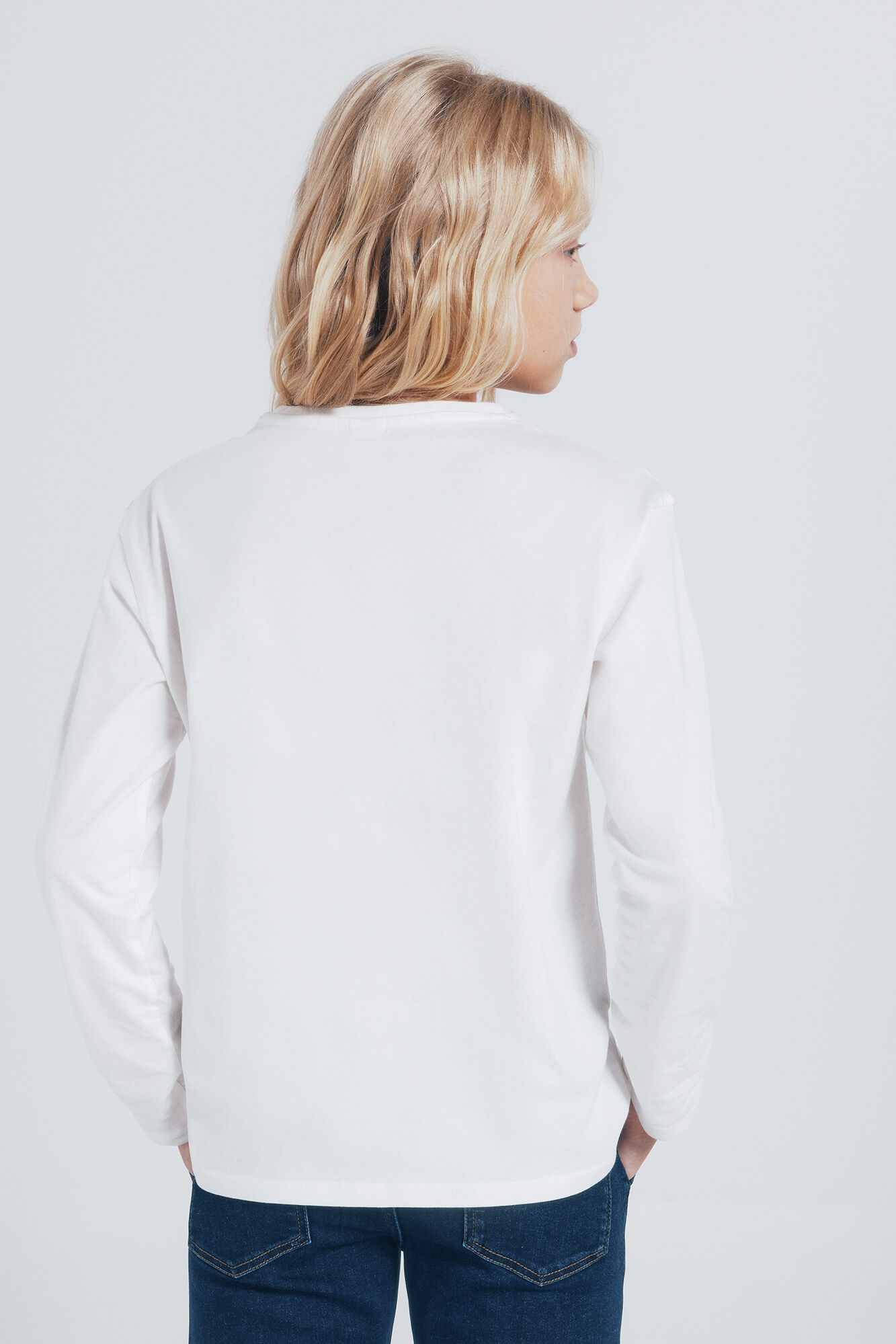 Springfield Kids Playera cowgirl ni&ntilde;a marfil