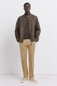 Springfield Pantal&oacute;n microestampado slim fit