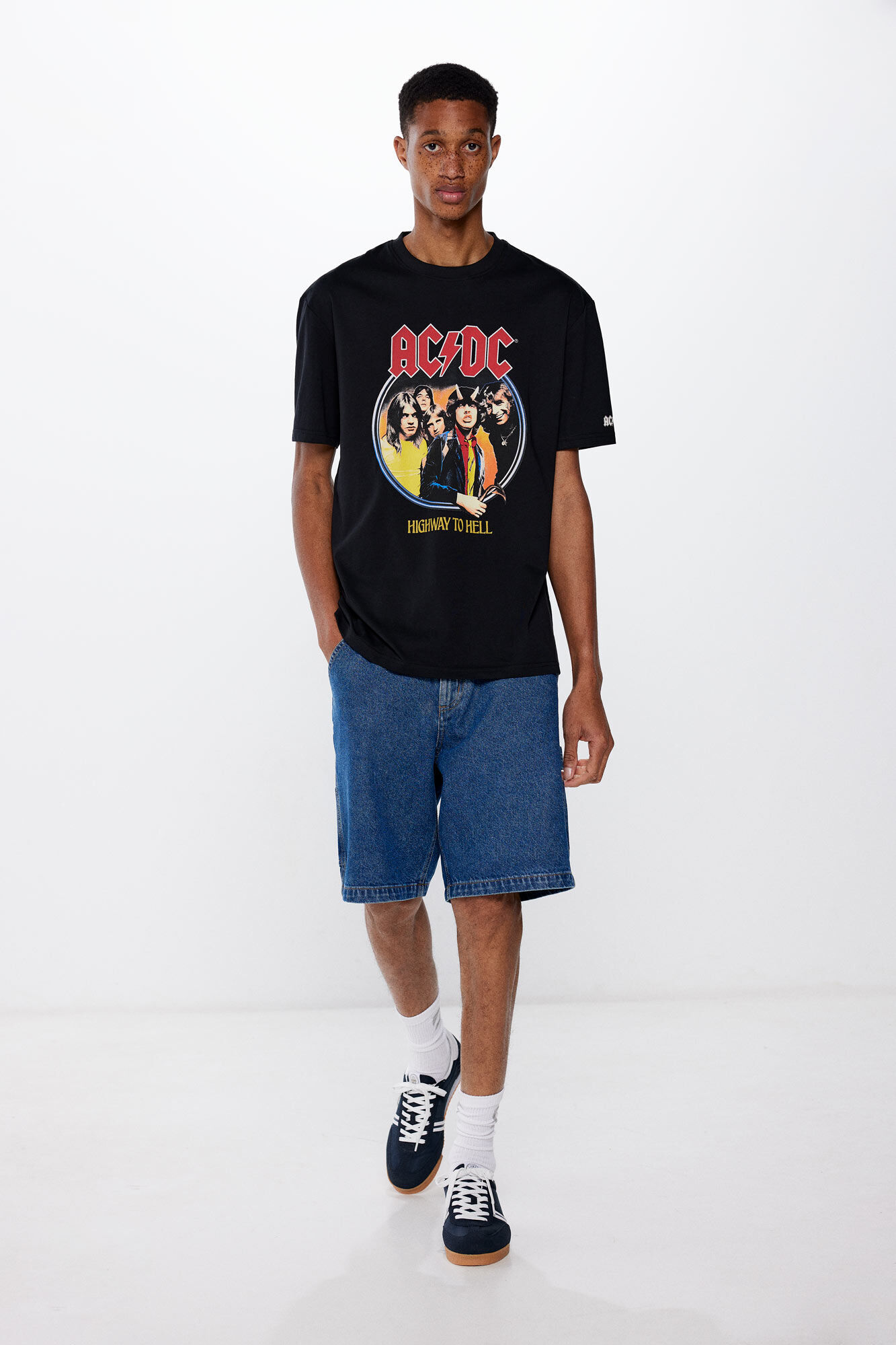 Camisetas de ac dc para hombre clearance
