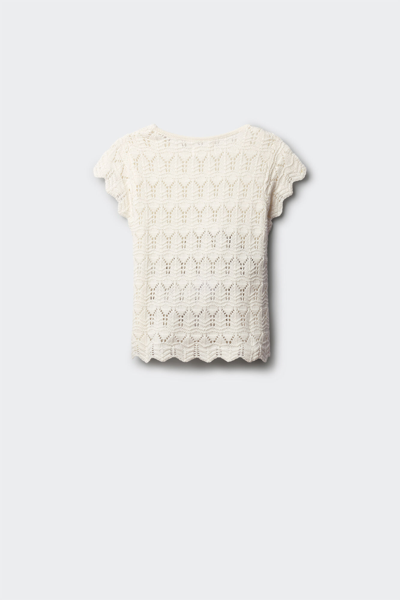 Springfield Kids Top crochet ni&ntilde;a marfil