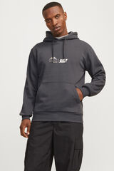 Springfield Sudadera relaxed fit capucha gris