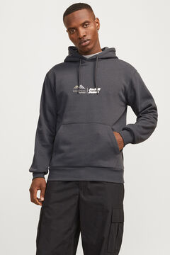 Springfield Sudadera relaxed fit capucha gris