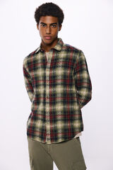 Springfield Camisa rayas kaki