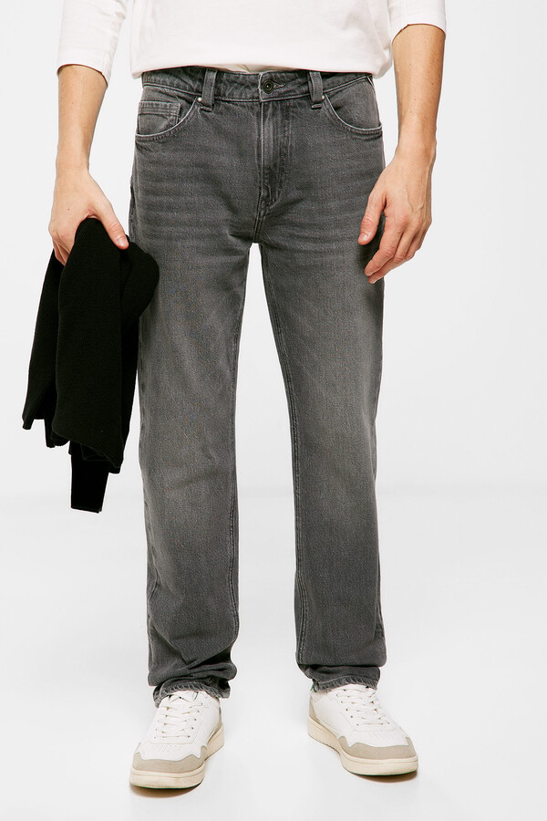 Springfield Jeans regular lavado gris oscuro gris oscuro