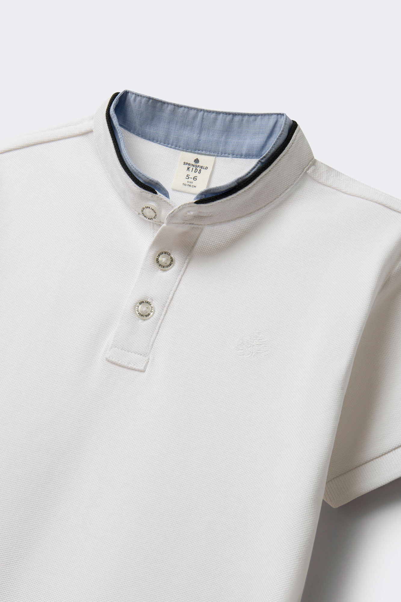 Springfield Kids Polo cuello mao ni&ntilde;o natural
