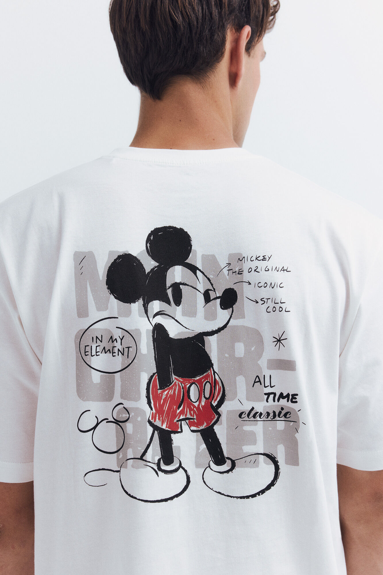 Springfield Camiseta Mickey marfil