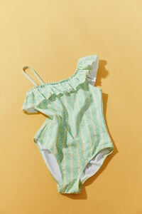 Springfield Kids Traje de ba&ntilde;o asim&eacute;trico ikat para ni&ntilde;a
