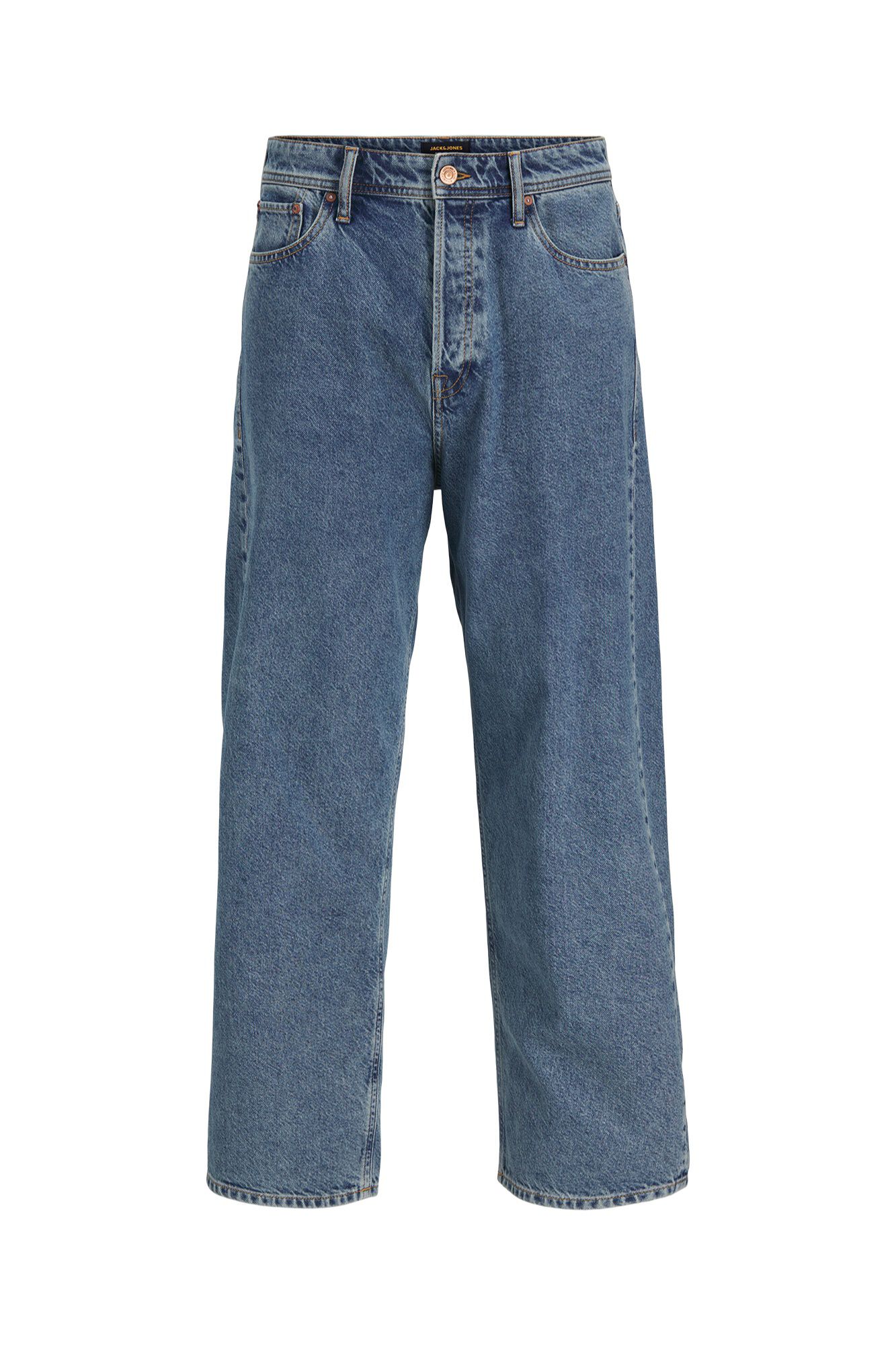 Jack & Jones Jeans baggy de tiro alto azul tinta