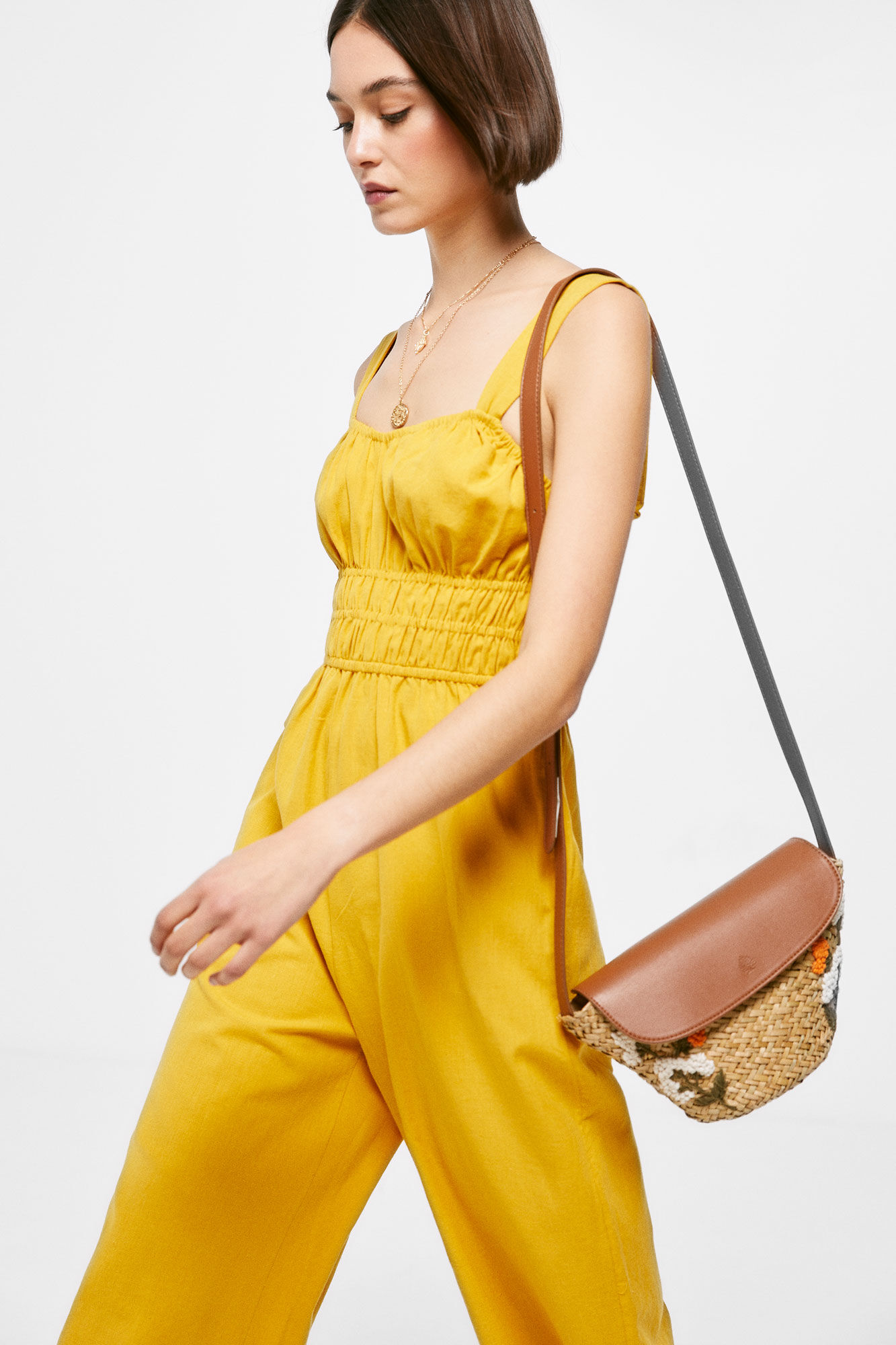Bolso Cesta Flores Accesorios de mujer Springfield MX