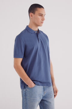 Springfield Polo piqué básico regular fit azul