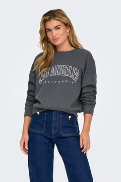 Springfield Sudadera con cuello redondo azul tinta