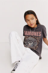 Springfield Kids Playera Ramones ni&ntilde;a gris