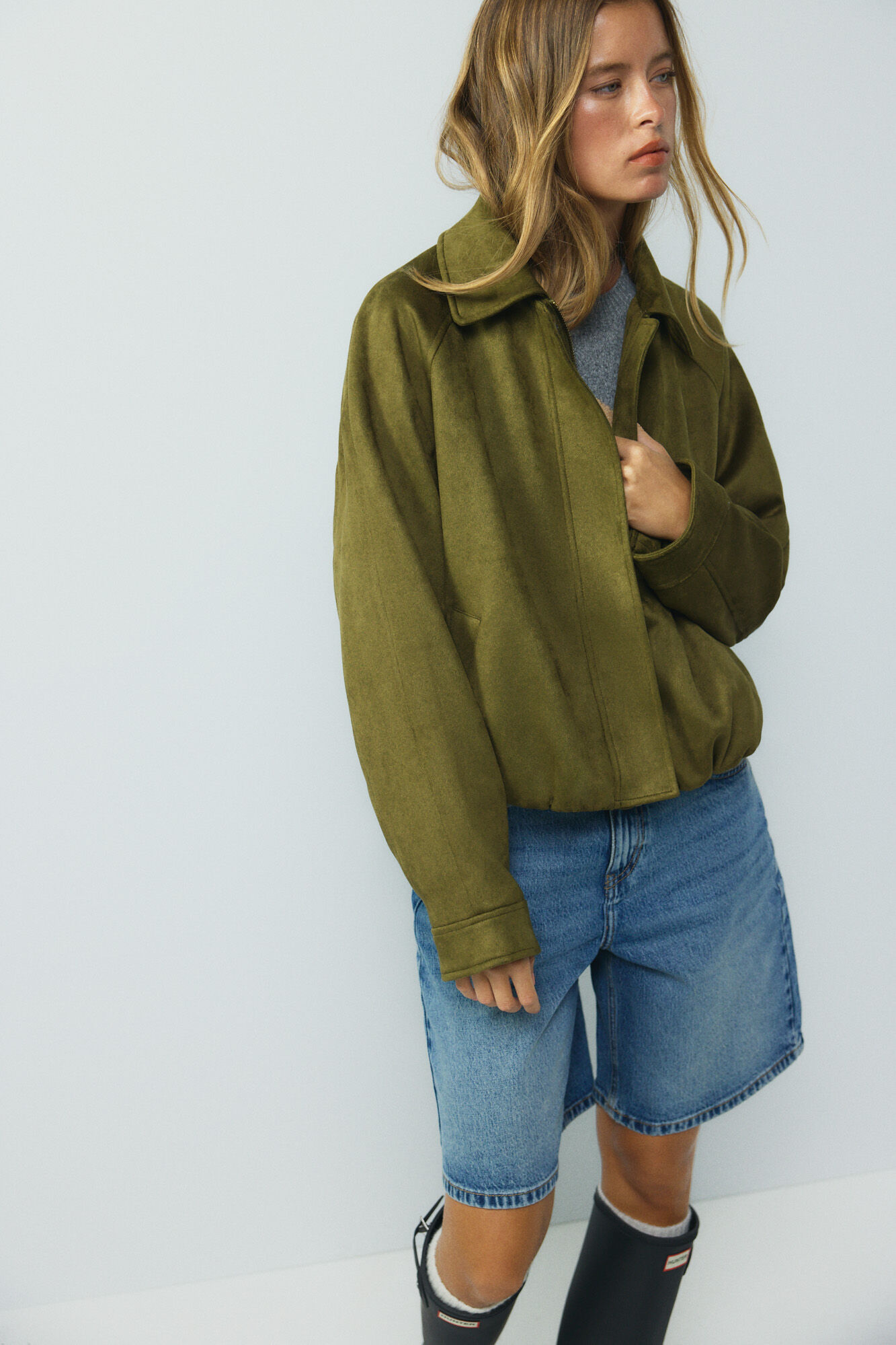 High Spirits Bomber Golden verde