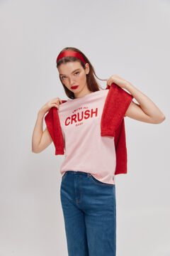 Springfield Playera gráfica fucsia