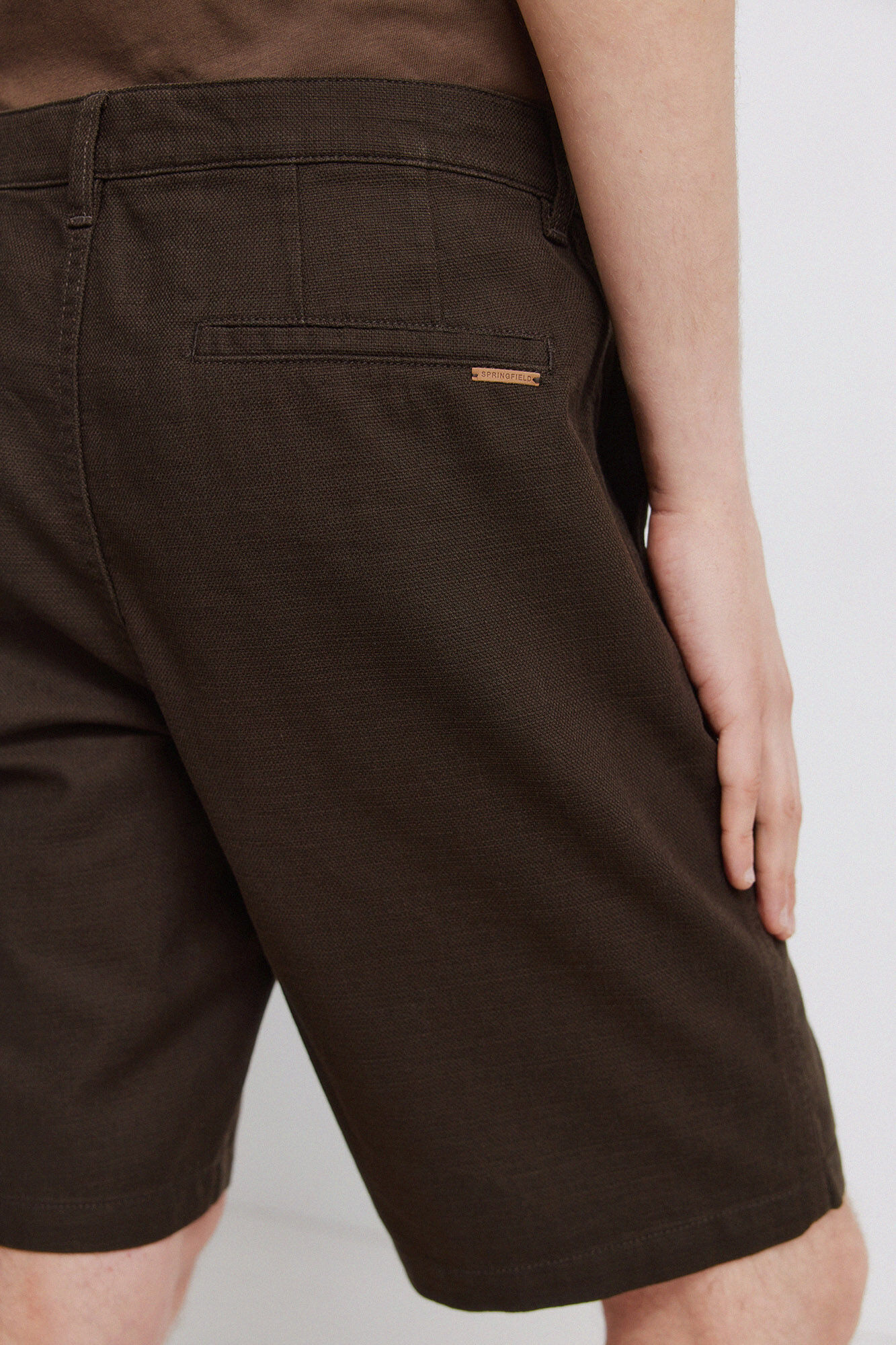 Springfield Bermudas de algod&oacute;n comfort fit estampado