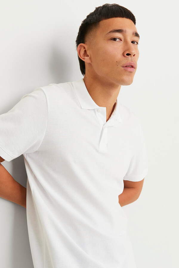 Jack & Jones Polo slim fit liso natural