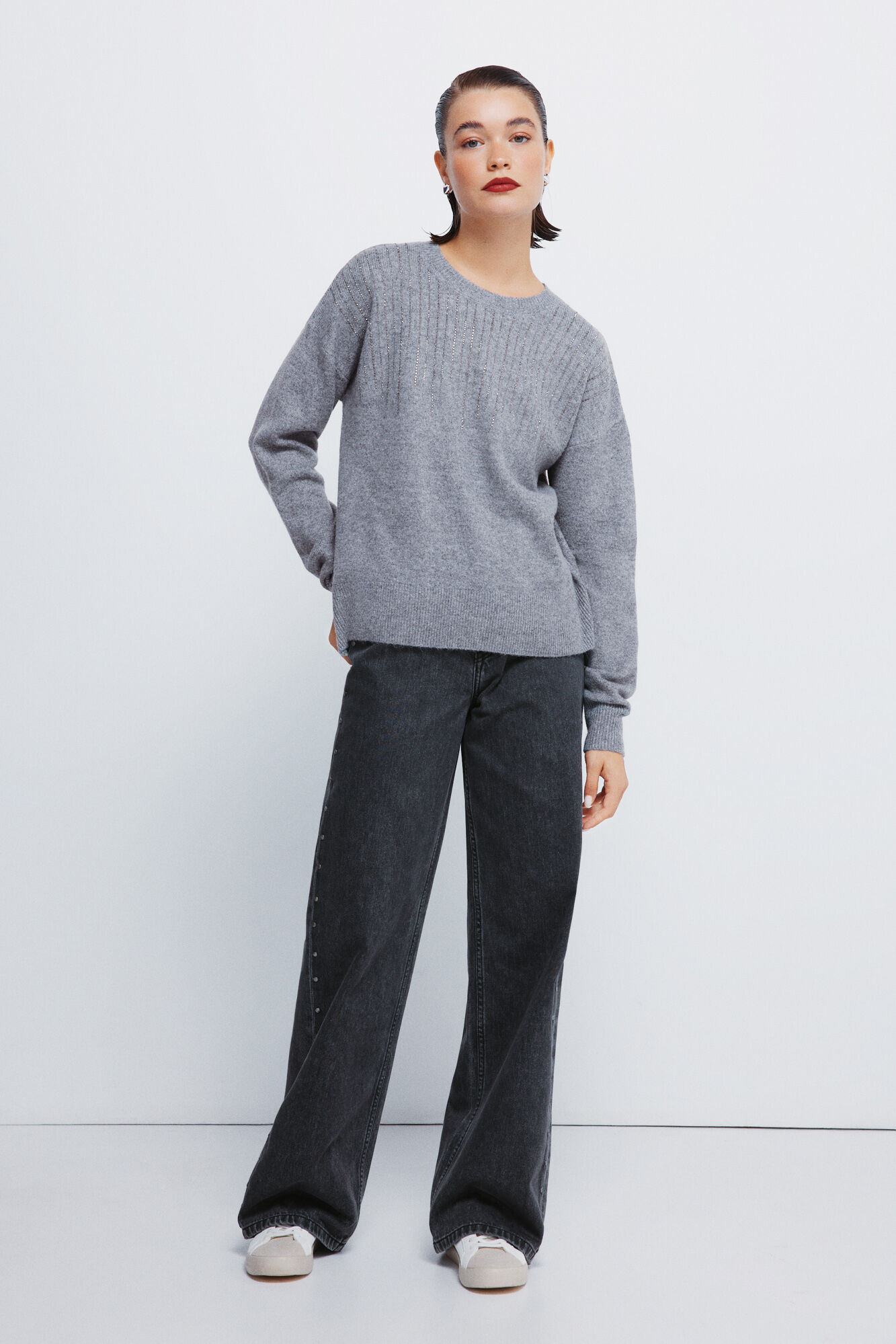 Springfield Jersey de cristal de fantas&iacute;a gris