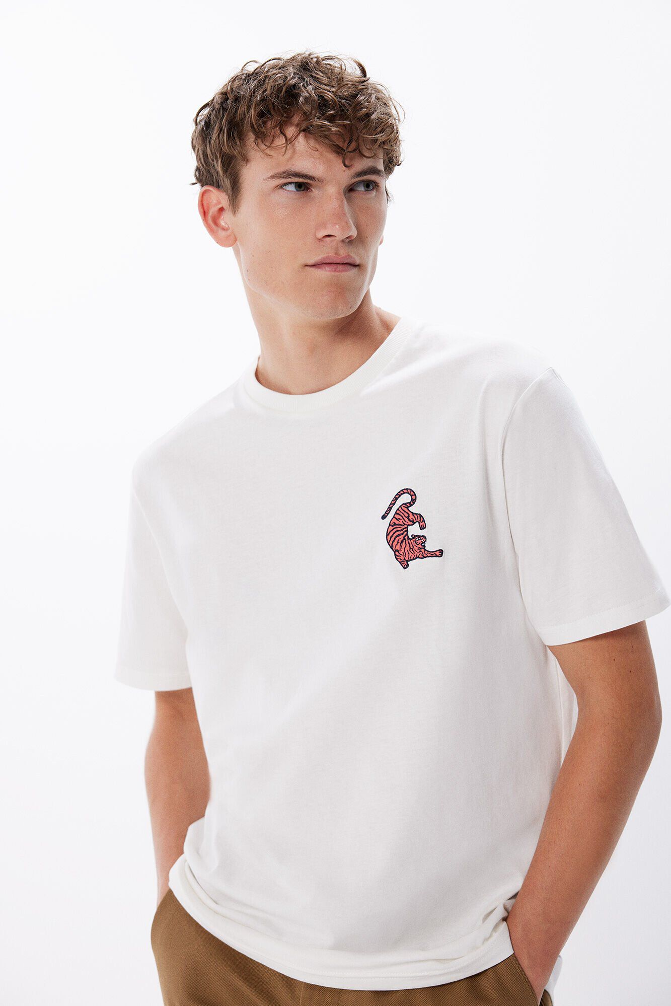 Springfield Playera tigre marfil