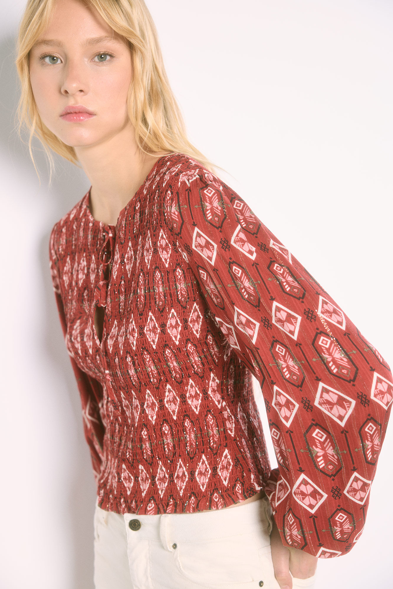 High Spirits Camisa Stella p&uacute;rpura