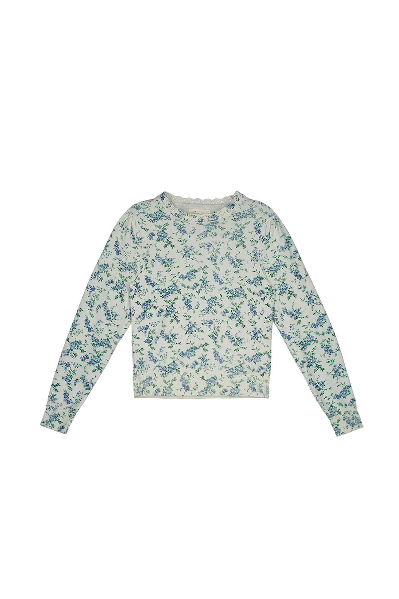 Springfield Su&eacute;ter Flor Ramillete Algod&oacute;n natural