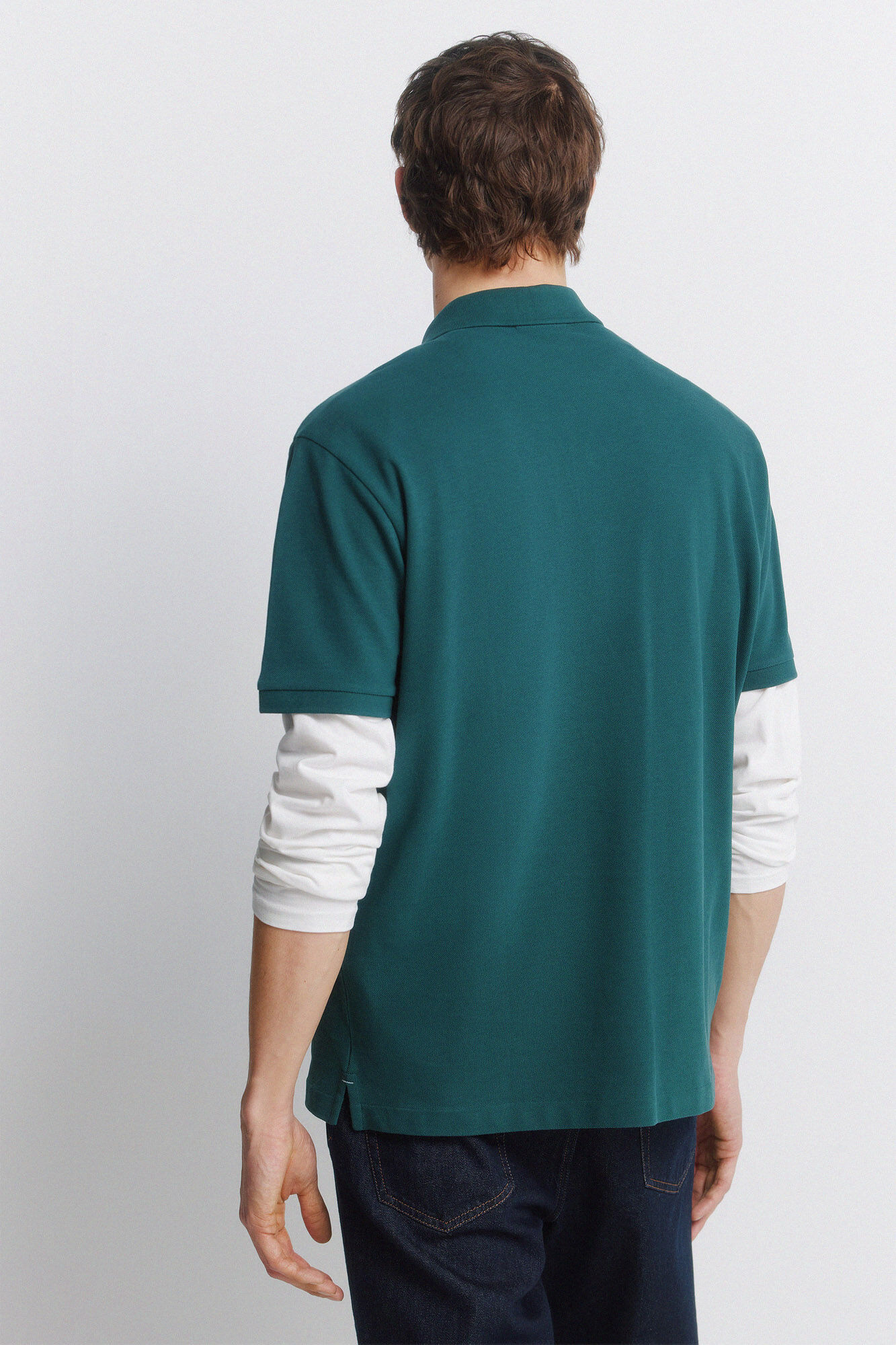 Springfield Polo b&aacute;sico regular fit verde