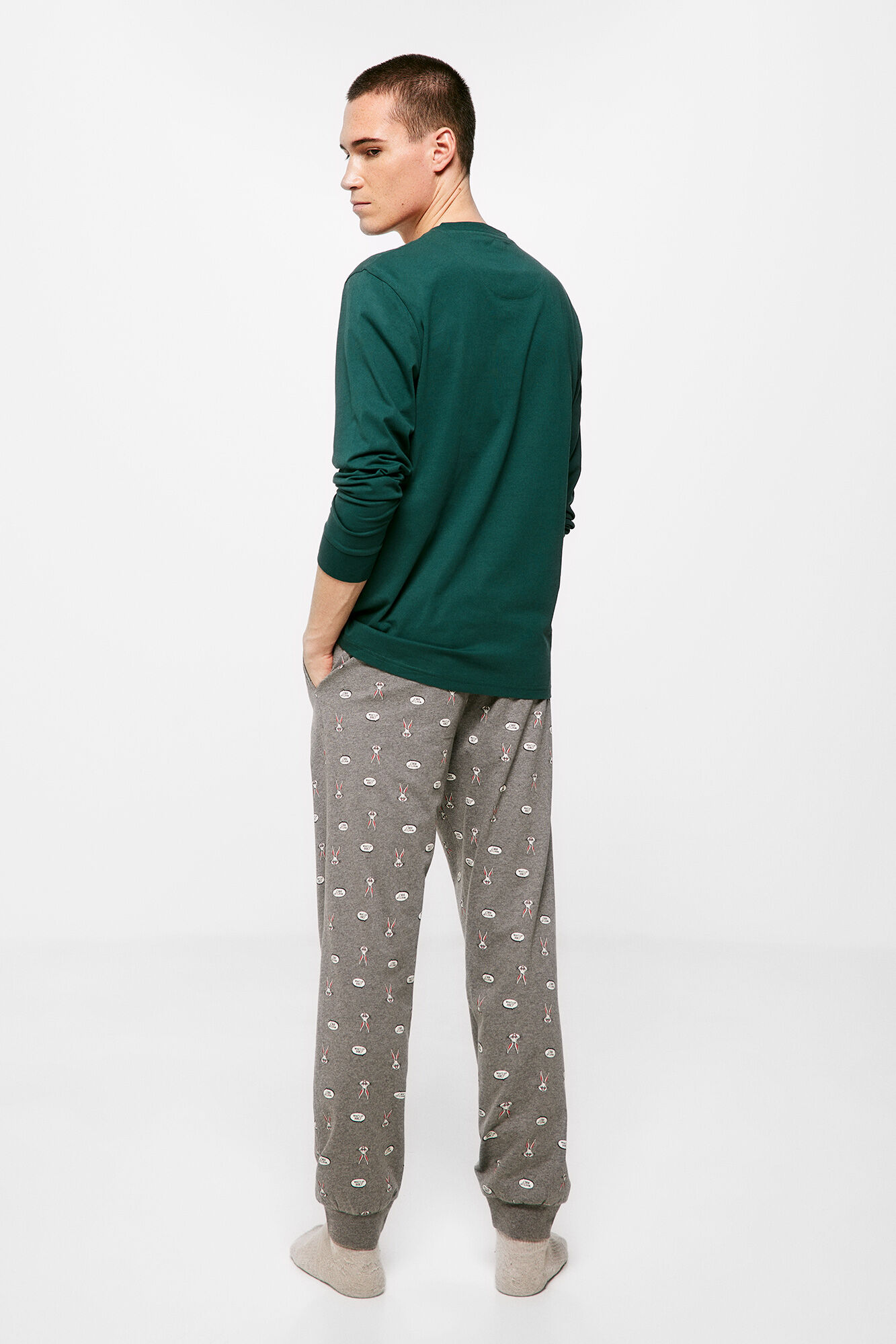 Springfield Pijama largo Looney Tunes&trade; Bugs Bunny gris