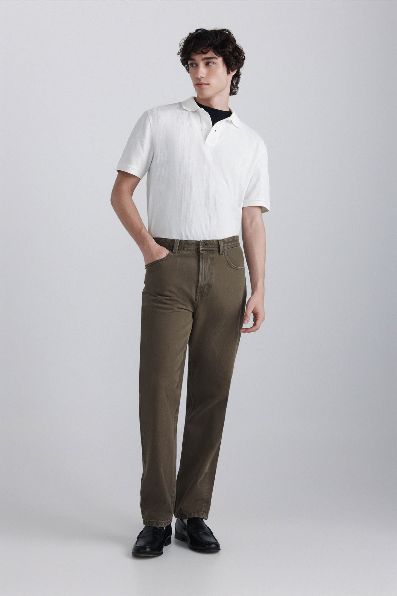 Springfield Jeans lavado medio claro wide leg