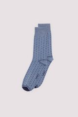 Springfield Calcetín jacquard lunares marino
