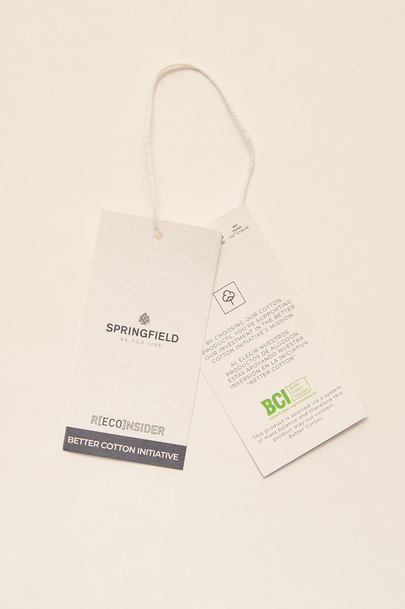 Springfield Sudadera &Aacute;rbol C&iacute;rculo Flores beige