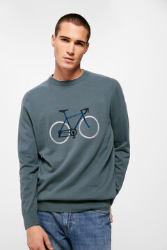 Springfield Suéter bicicleta azul