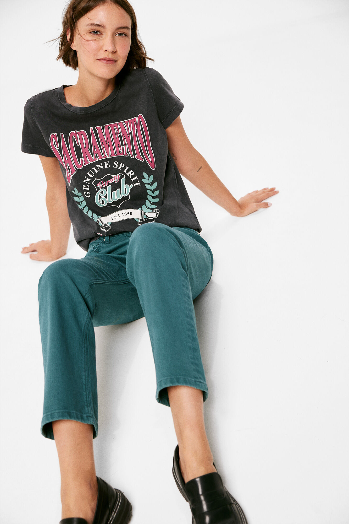 Springfield Jeans Straight azul