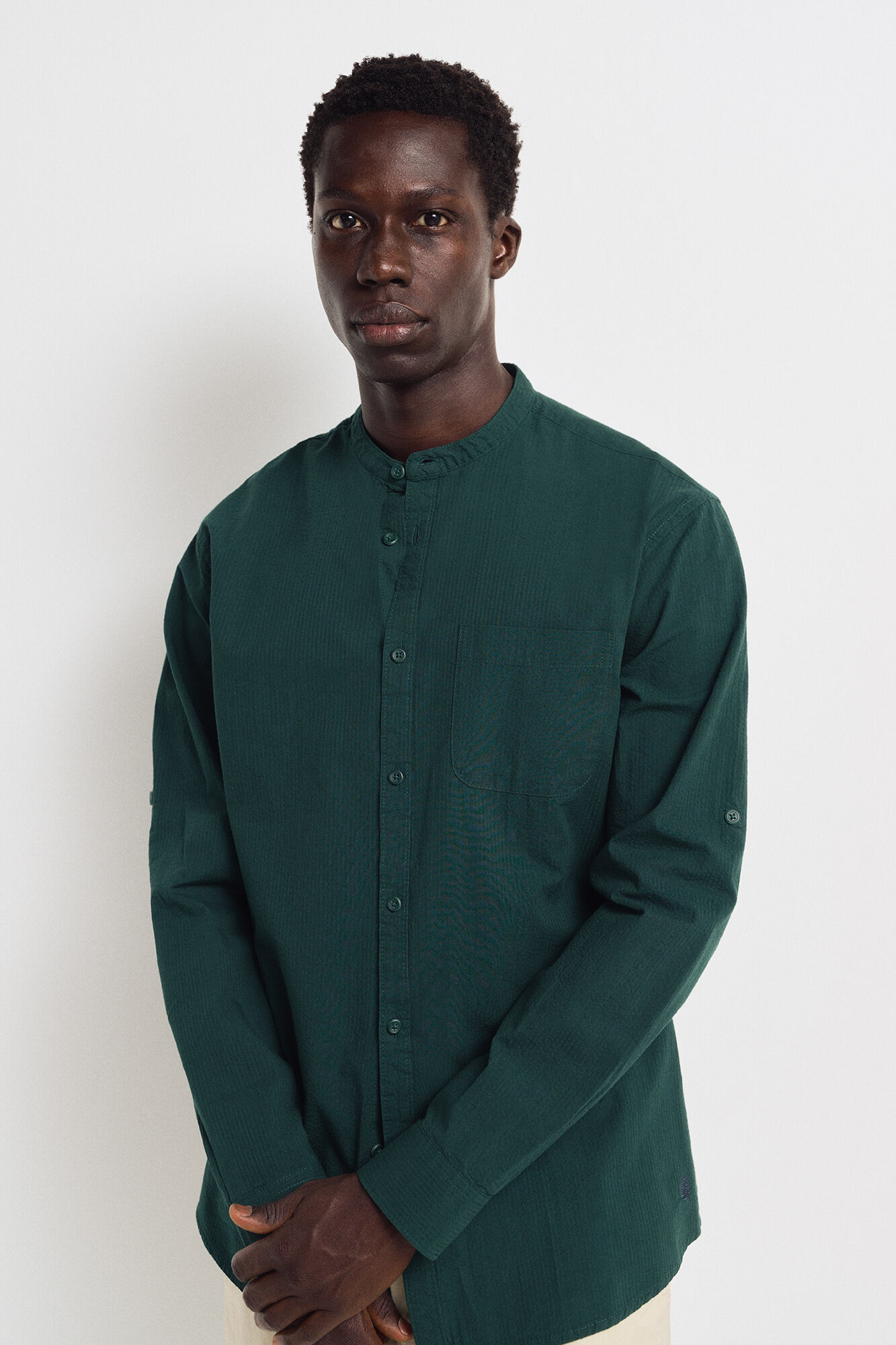 Camisa seersucker mao Camisas de hombre Springfield MX