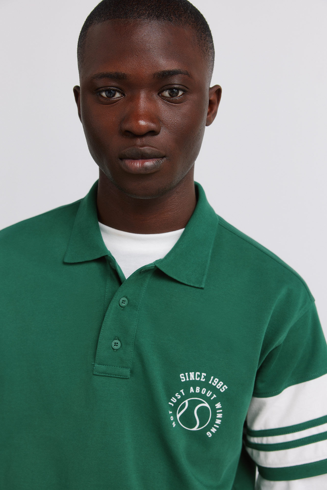 Springfield Polo de pique mangas con bloques de contraste regular fit