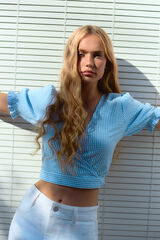 Springfield Blusa "Whisper" azul