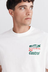 Springfield Playera Castrol Gtx marfil