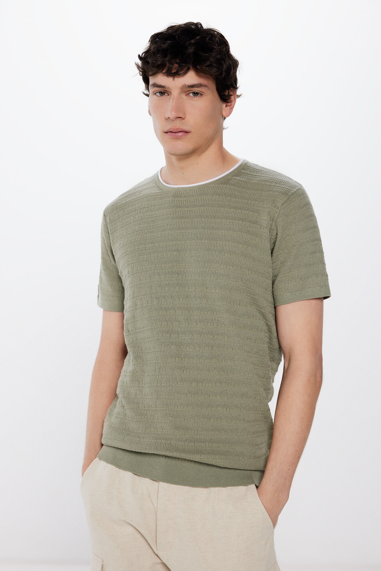 Sueter manga corta Sueteres y cardigans de hombre Springfield MX