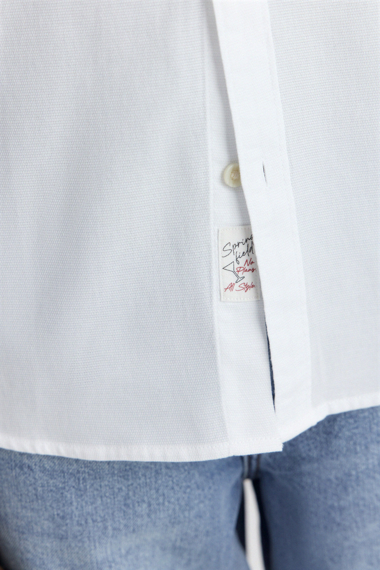 Springfield Camisa de estructura natural