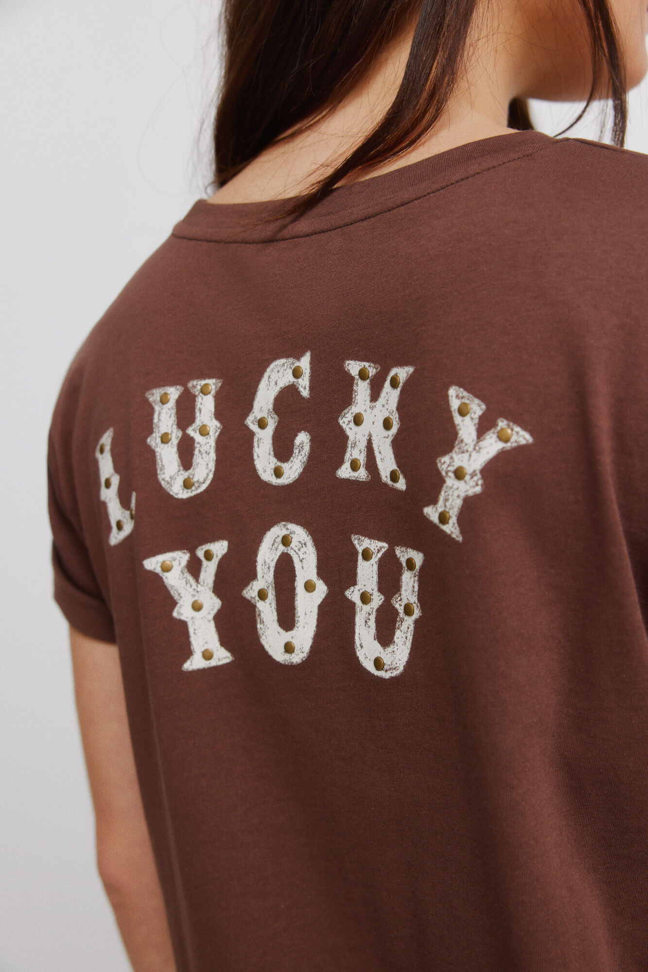 Springfield Playera de algod&oacute;n con estampado estampado