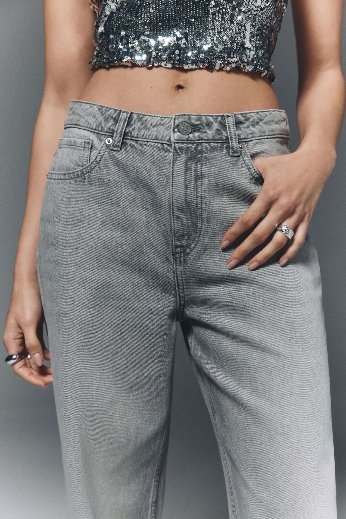 High Spirits Pantal&oacute;n de piedra gris