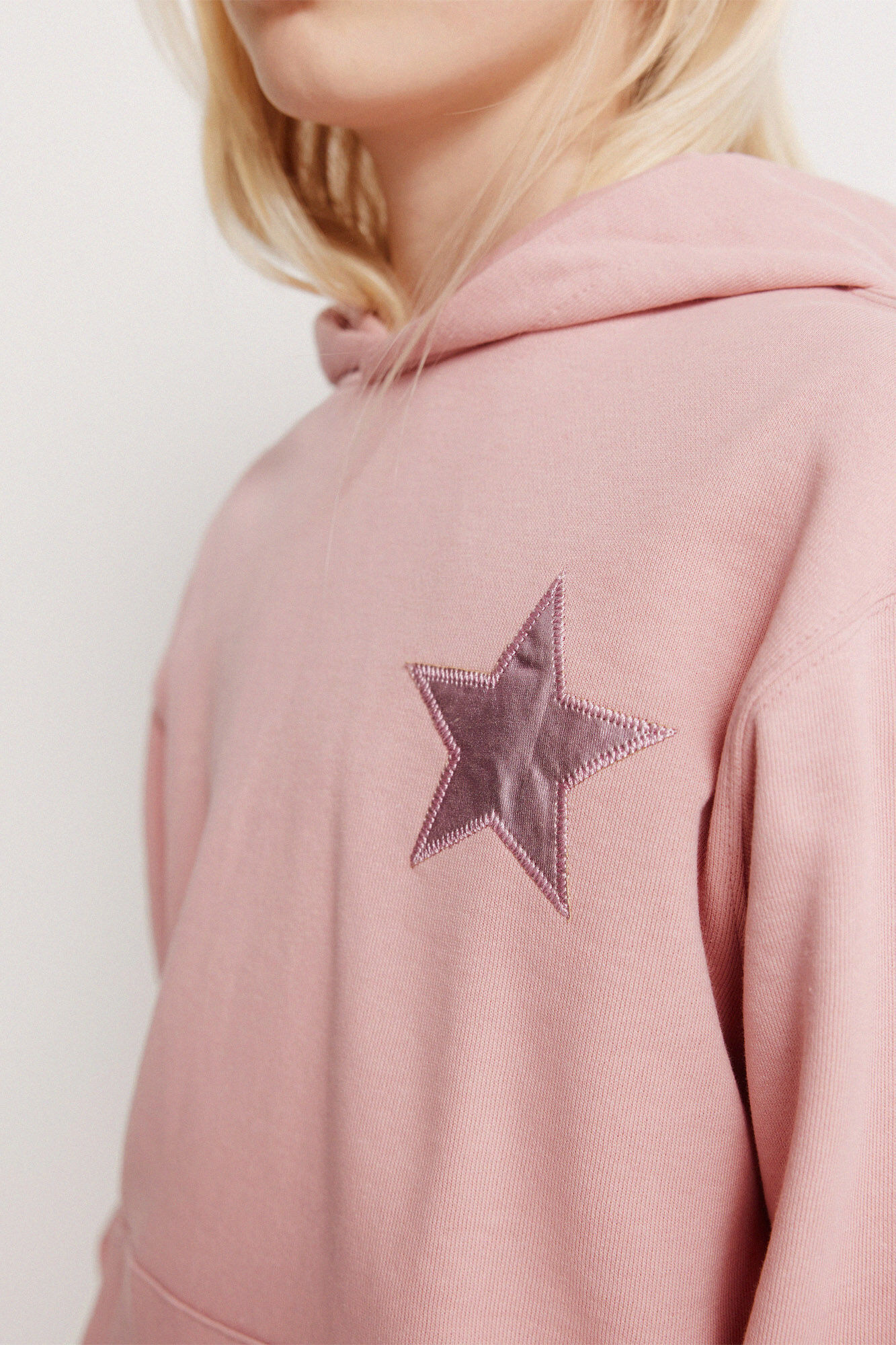 Springfield Kids Sudadera con estrellas foil para ni&ntilde;a rosa