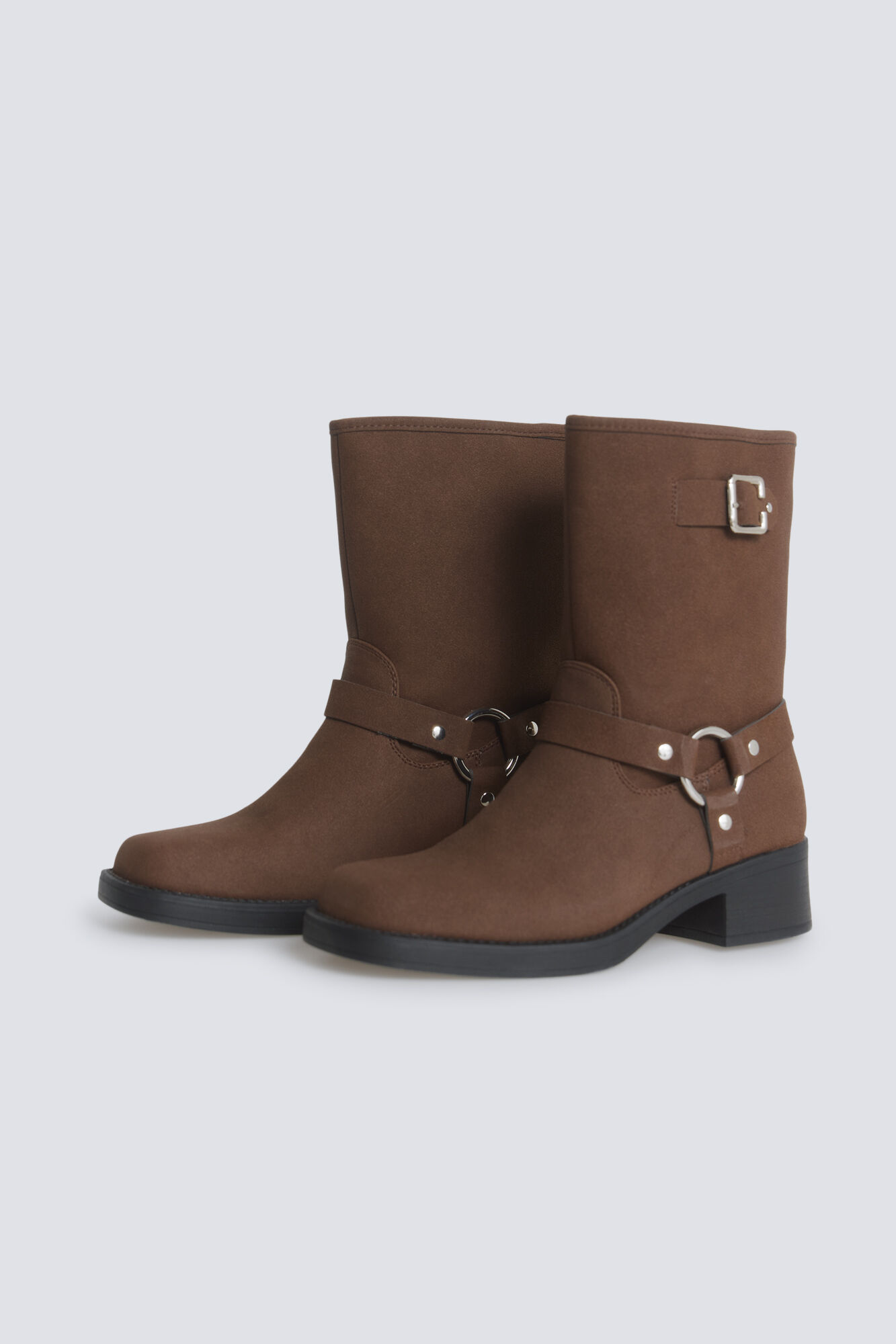 Springfield Bota biker marr&oacute;n caf&eacute;