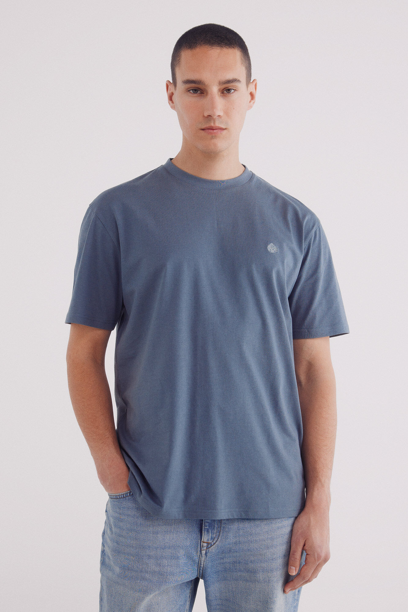 Springfield Playera b&aacute;sica cuello redondo