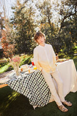 Springfield Camisa Dipdye niño amarillo