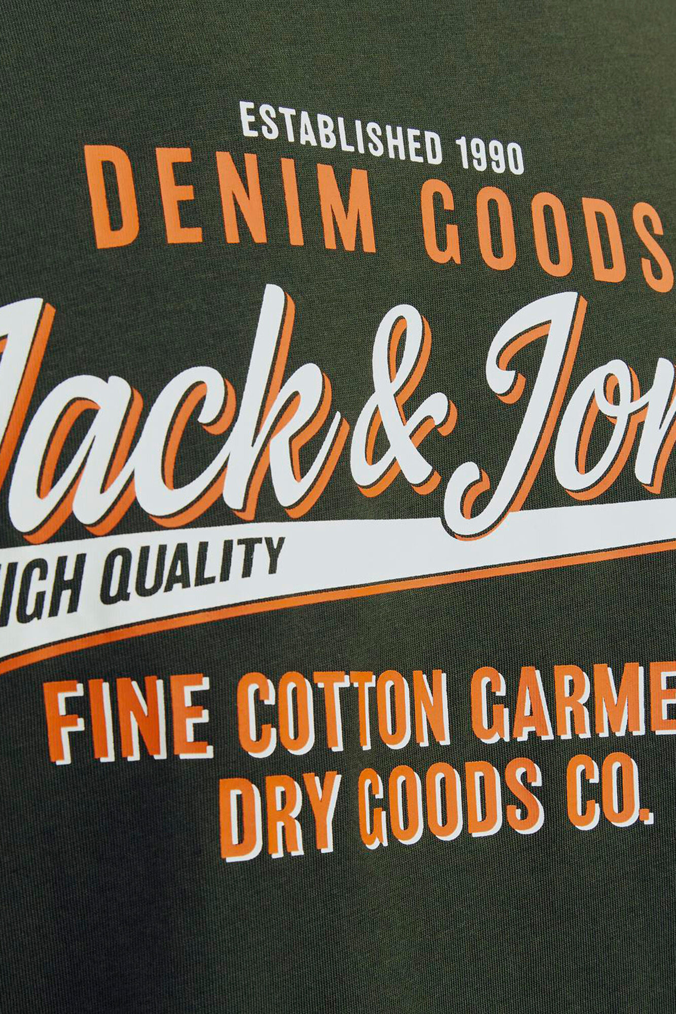 Jack & Jones Playera est&aacute;ndar fit verde