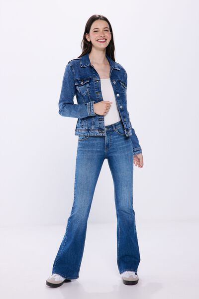 Springfield Jeans Flare azul