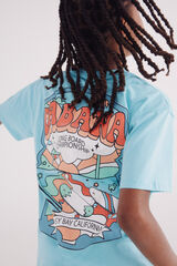Springfield Camiseta cabana niño azul tinta