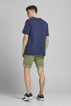 Springfield Bermuda estilo chino regular fit verde